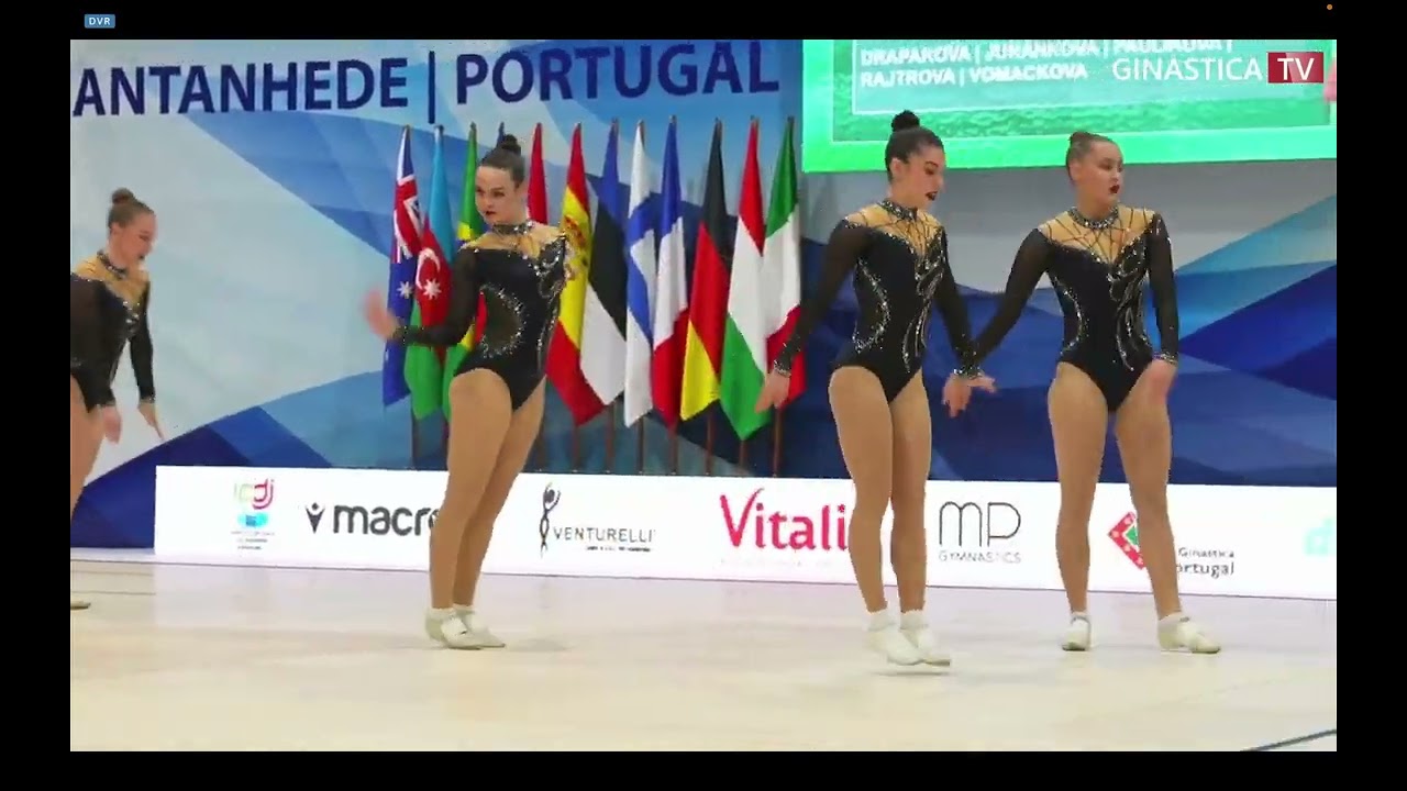CZECH REPUBLIC (CZE) - 2024 AEROBICS WORLD CUP, CANTANHEDE - GROUP Qualifications GR