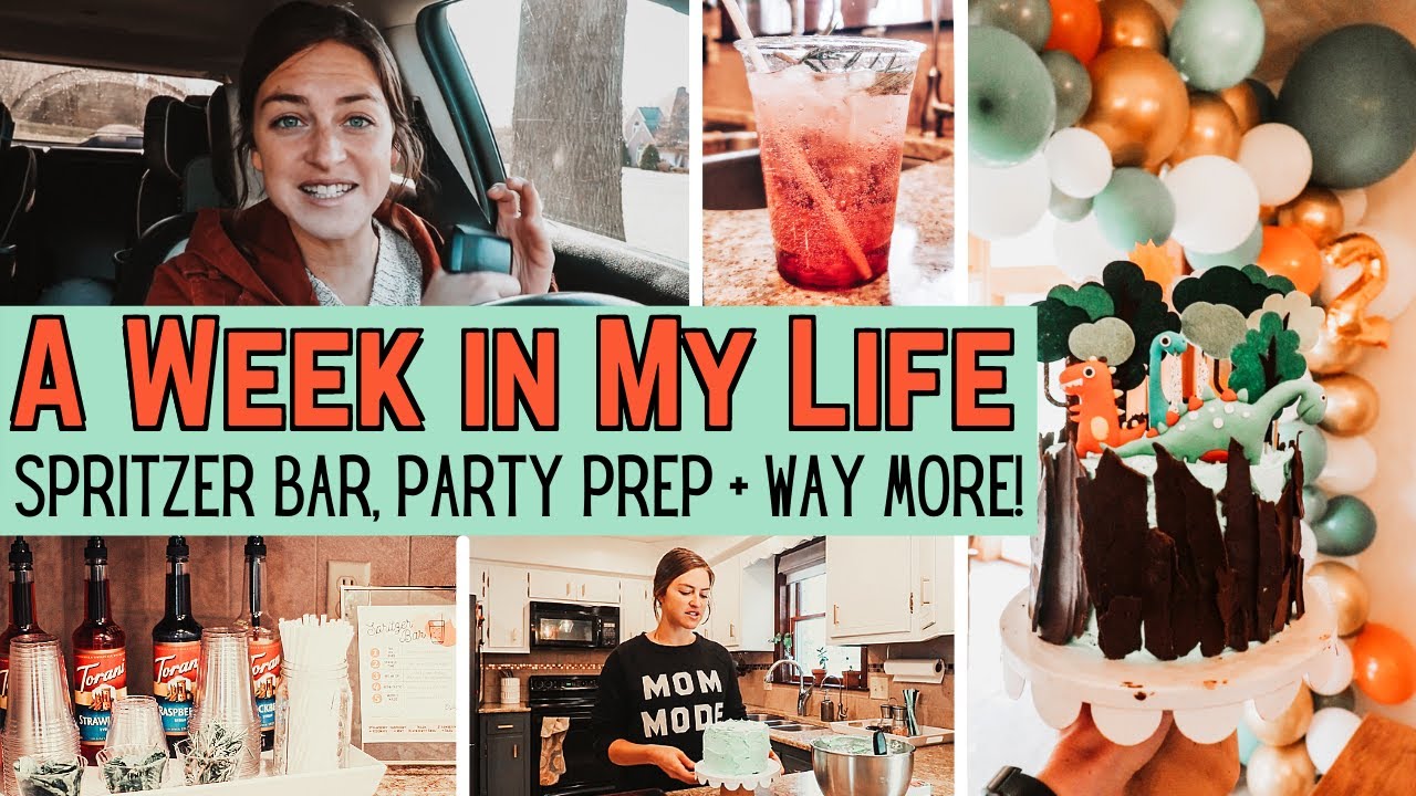 A WEEK IN THE LIFE: Party Prep, Spritzer Bar | Mennonite Mom Life