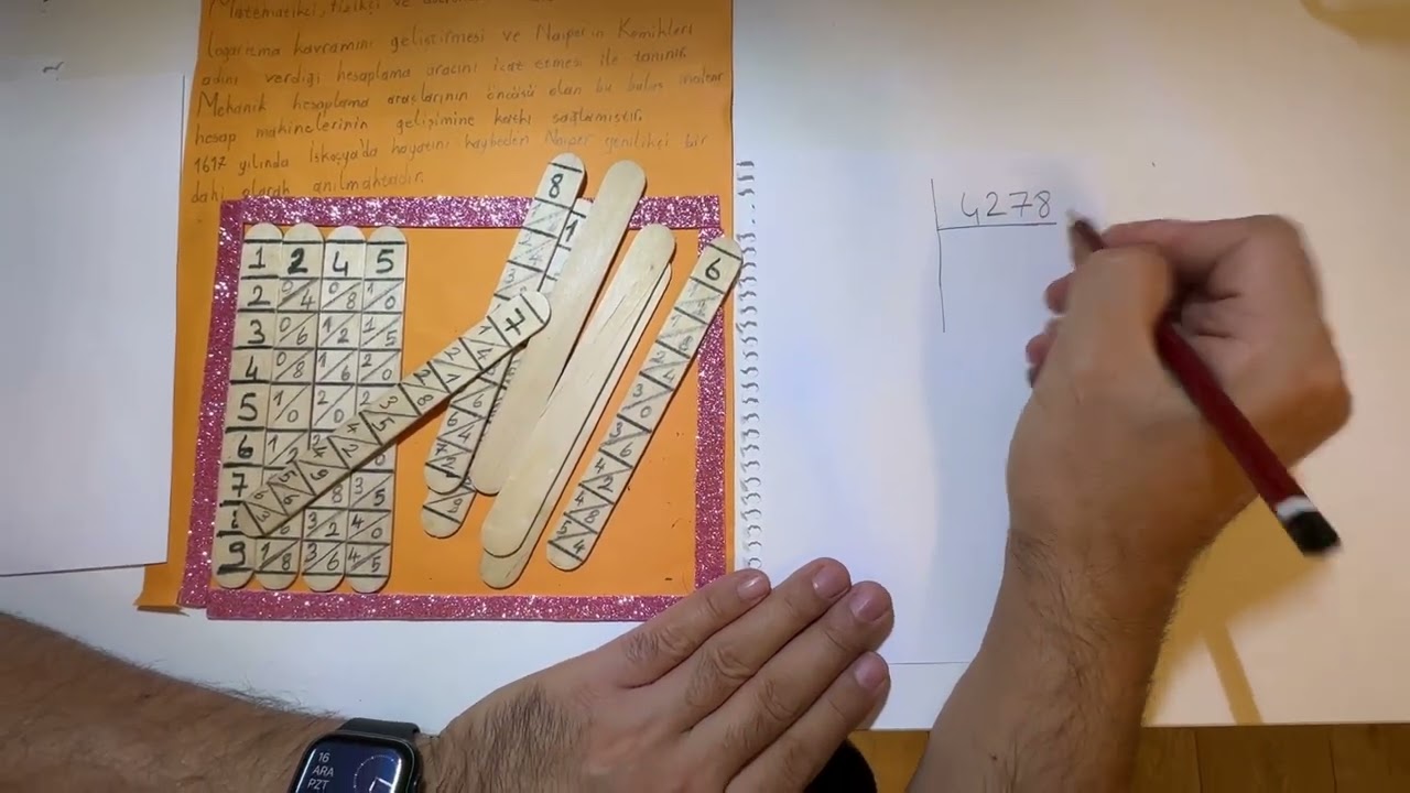 Napier’in Kemikleri Tasarım ve Modelleme ile Bölme İşlemi Yapımı