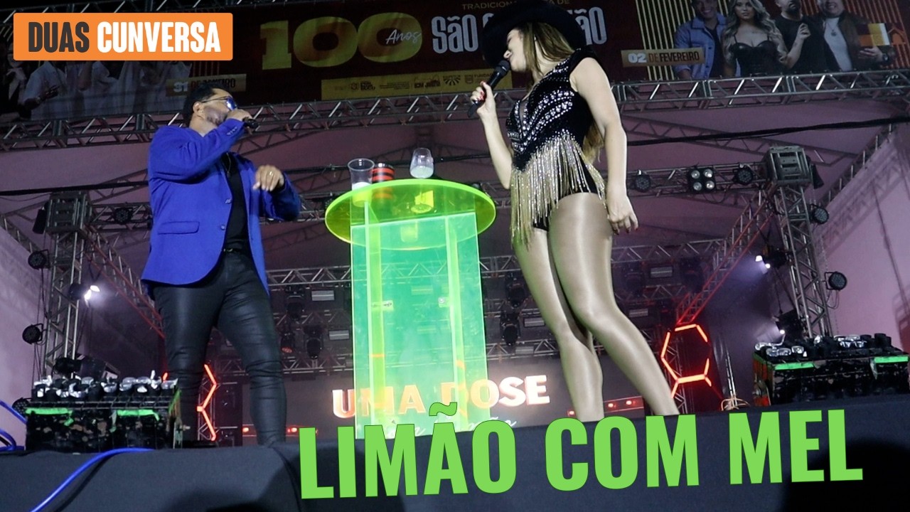 LIMÃO COM MEL NO DUAS CUNVERSA BATE PAPO