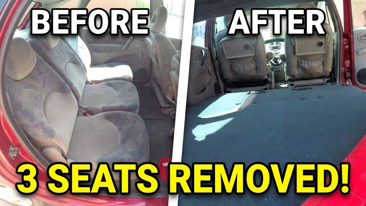 Citroen Xsara Picasso | 3 Rear Seats Removed