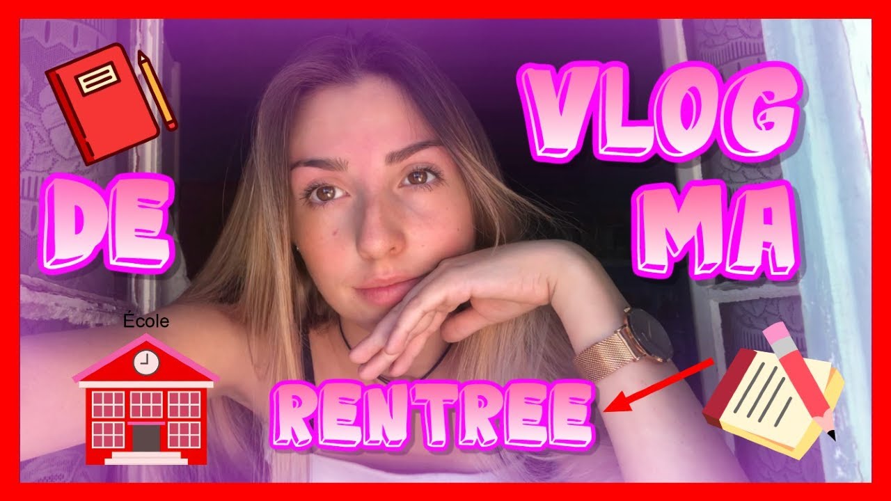 J'ai vloggé mon premier jour de rentrée | (veille + jour)