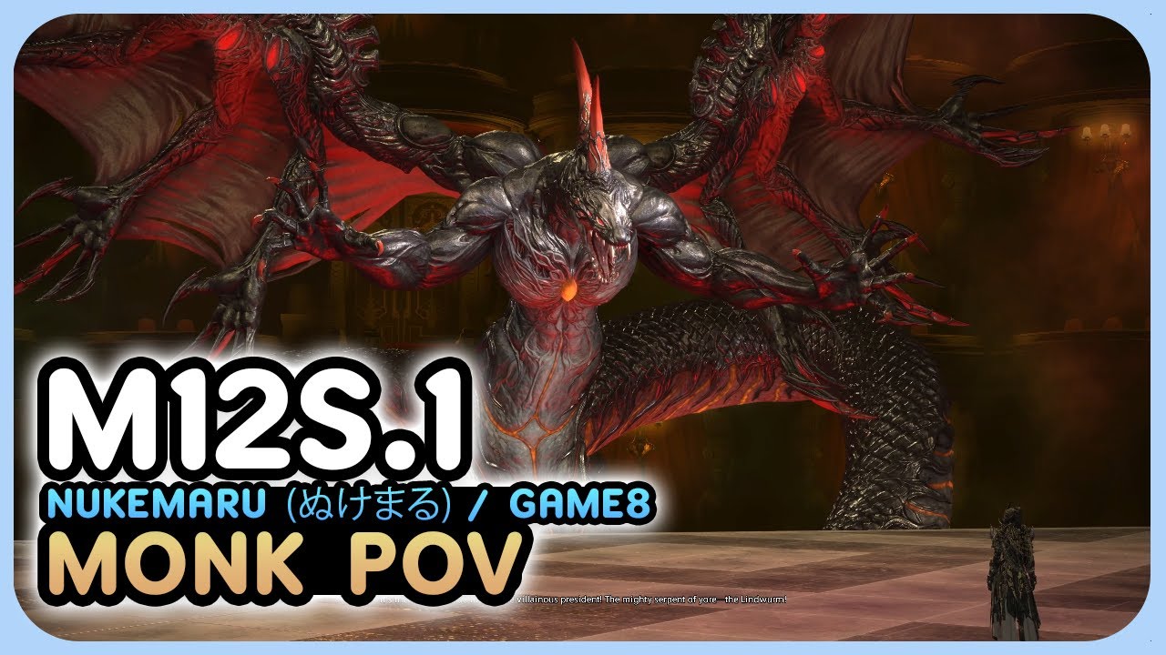 FFXIV Arcadion M12S AAC Heavyweight Tier M12 P1 (Savage) Nukemaru/Game8 Strat | MNK POV | Patch 7.4