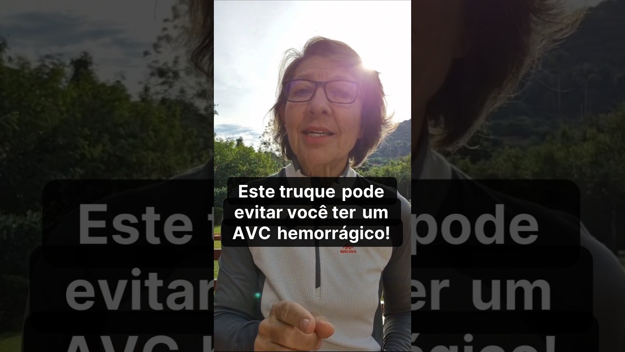 Este TRUQUE pode evitar voc&ecirc; ter um AVC hemorr&aacute;gico! #avc