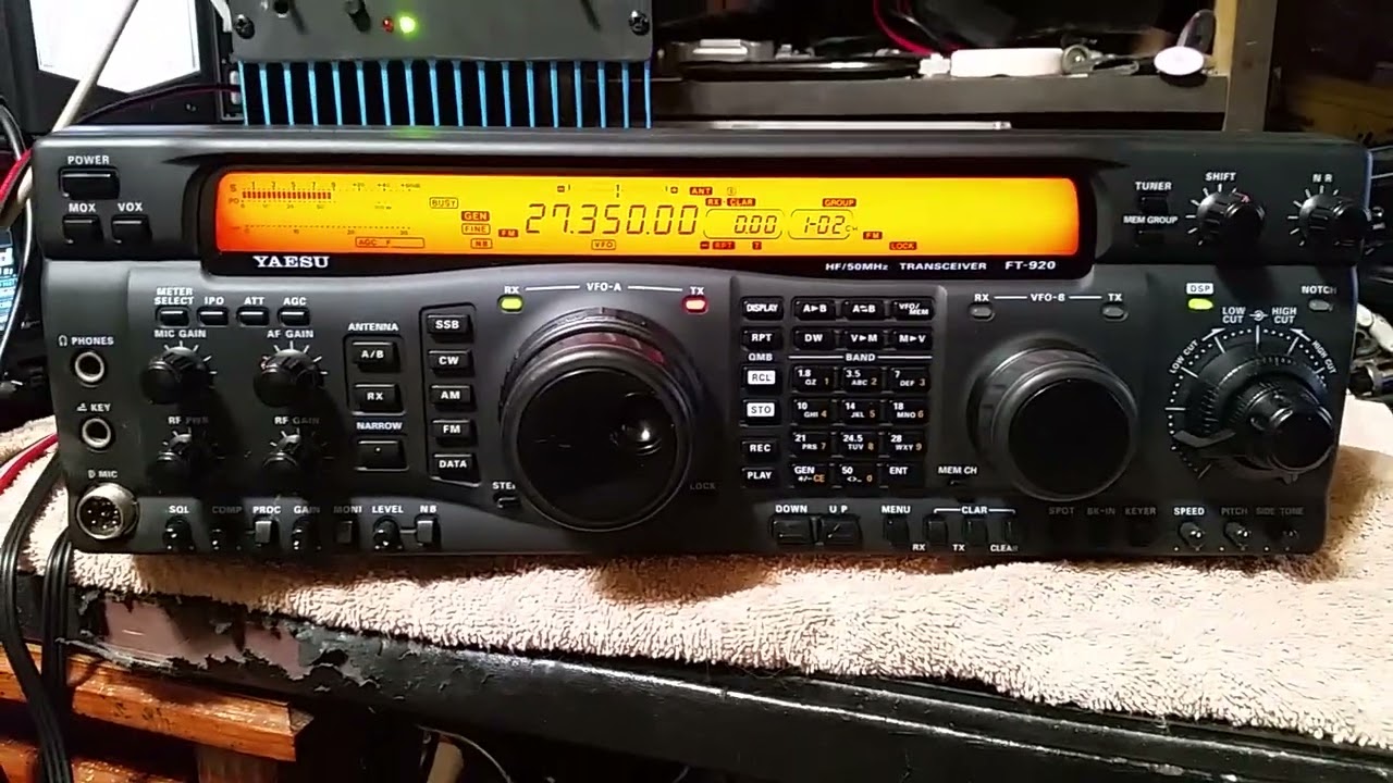 Yaesu FT 920 on 2Meter 145 350Mhz