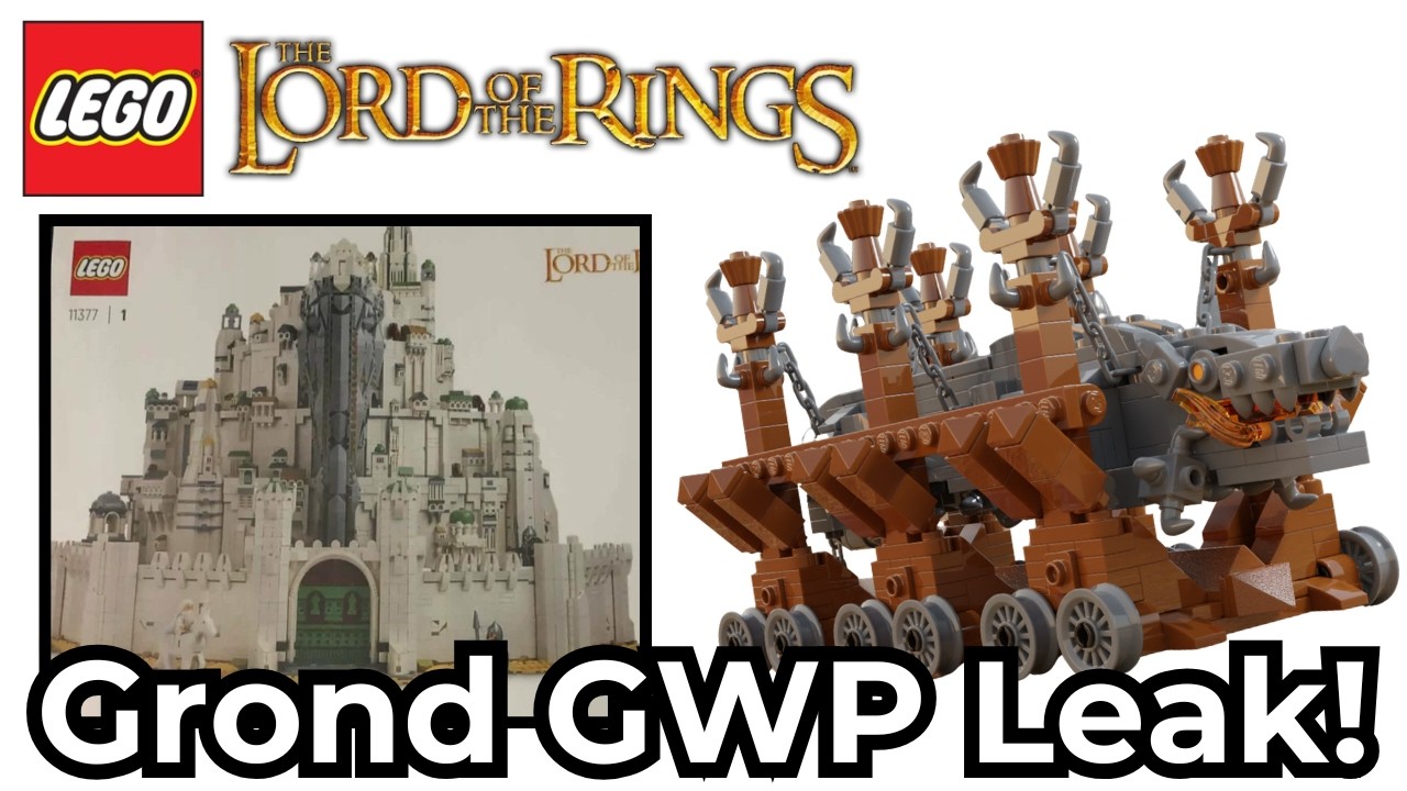 Утечка информации о наборе LEGO Lord of the Rings Minas Tirith Grond GWP