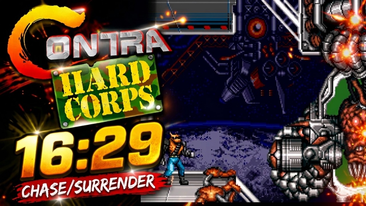 Contra: Hard Corps Speedrun in 16m 29s