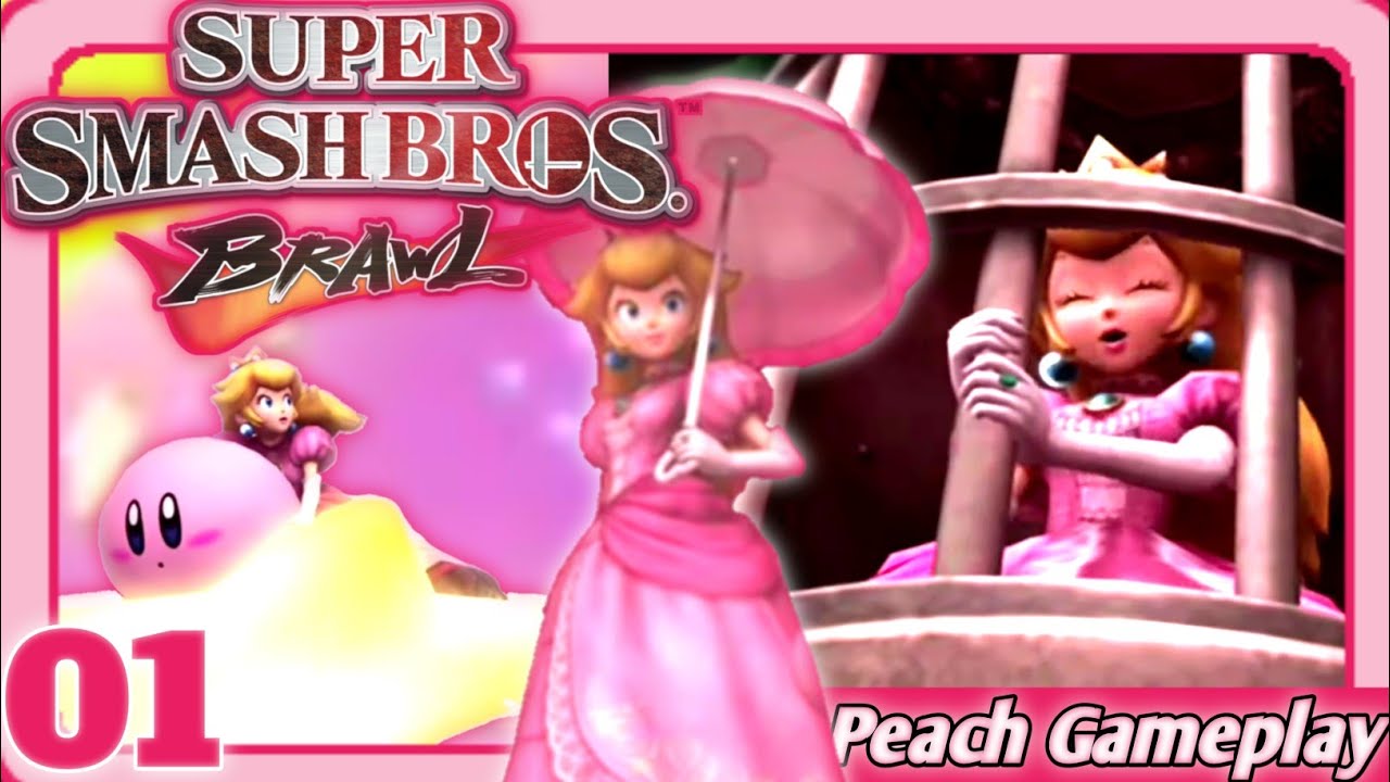 ❤️Smash Bros. Brawl - Story mode Princess Peach gameplay❤️
