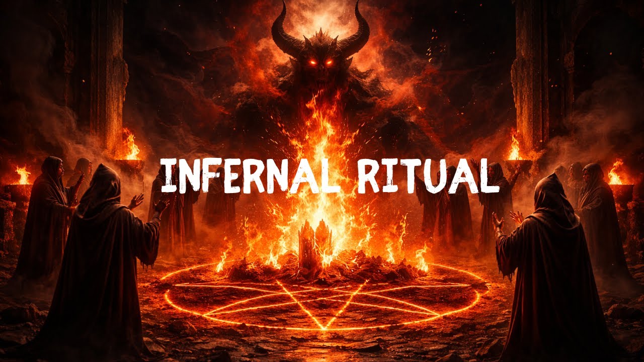 🔥 Infernal Ritual – Dark Occult Ambient | Fire & Hell Sacrifice Soundscape