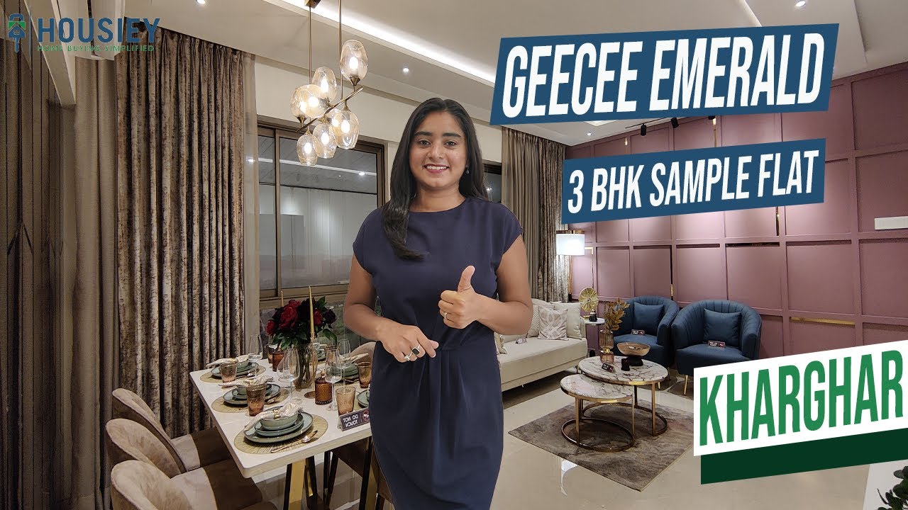 GeeCee Emerald Kharghar | 3 BHK Sample Flat Tour [2025] | GeCee Ventures Kharghar