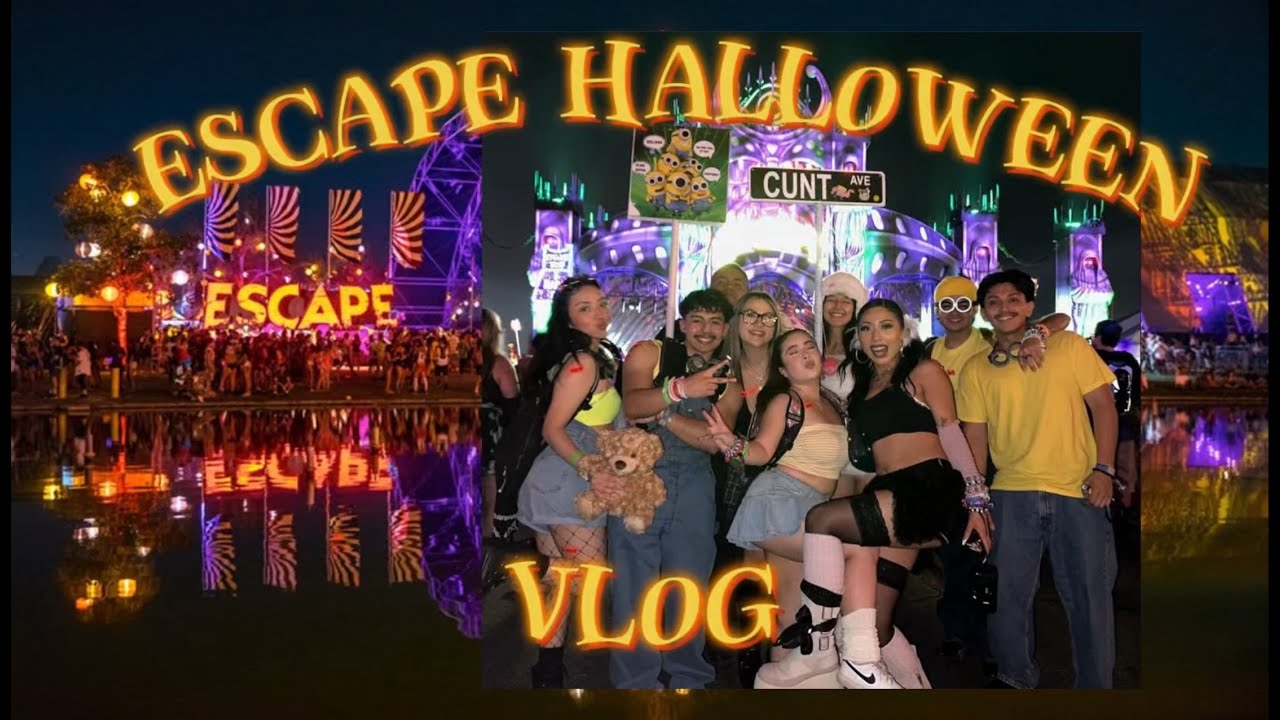 MY FIRST TIME @ ESCAPE ‼️ (blacked out 😬) || ESCAPE Halloween Vlog '24