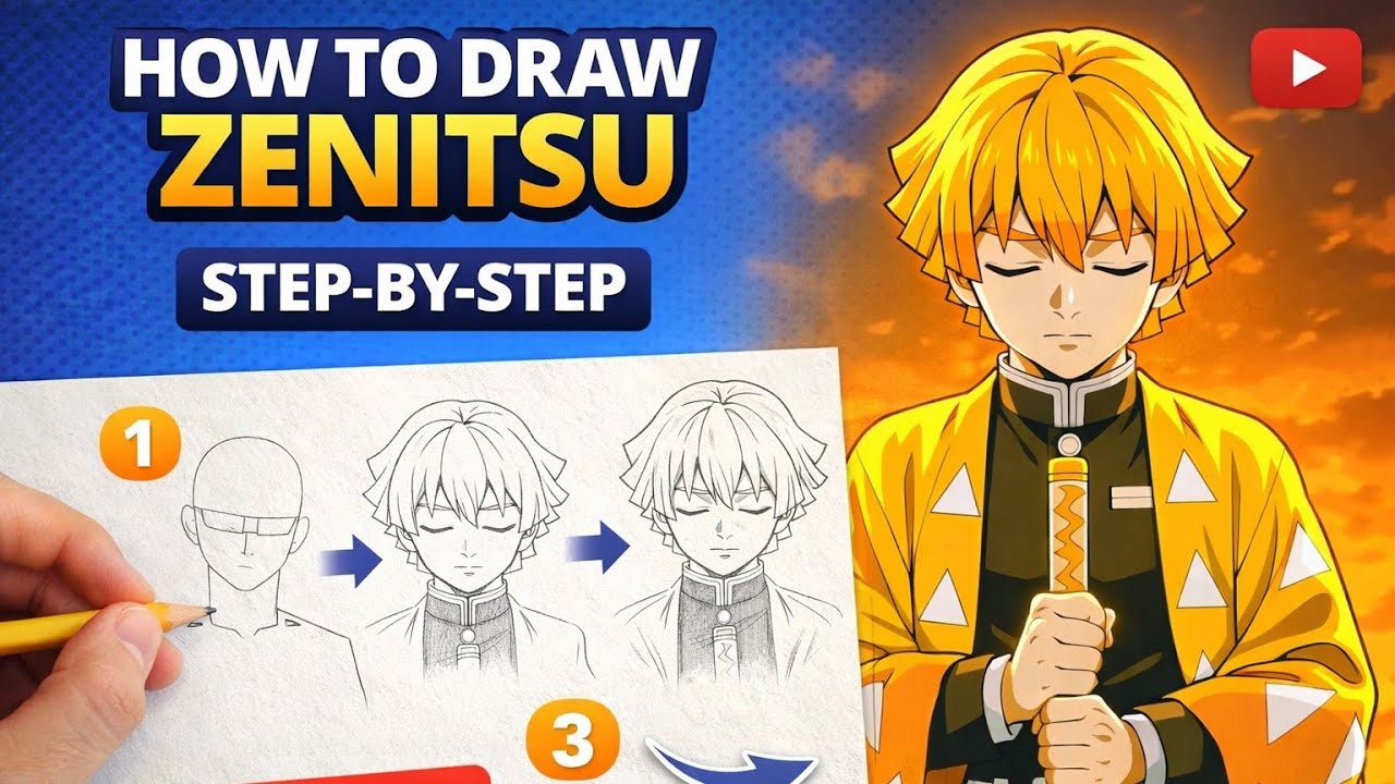 zenetsu drawing timelap 🔥📈 | watch it all |