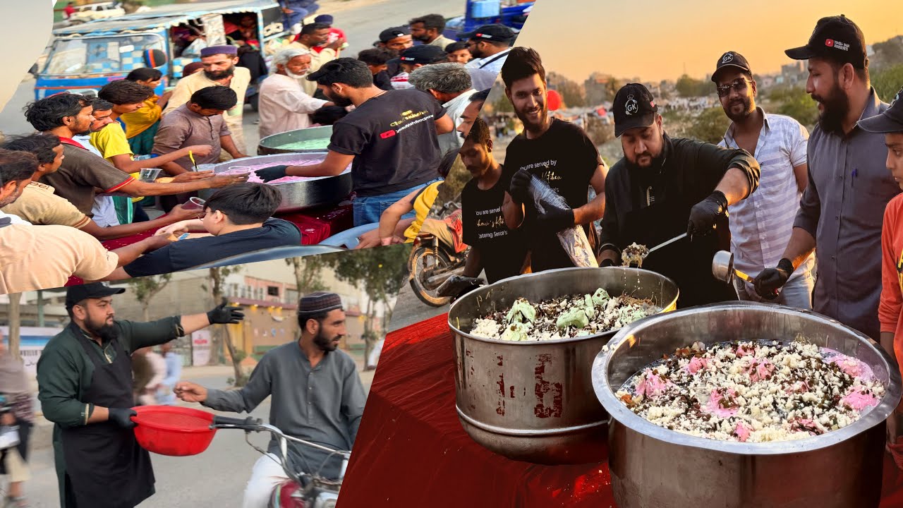 Jangle falooda sharbat road side distribution | Ramdan SEp: 13 | by farooq ghouri