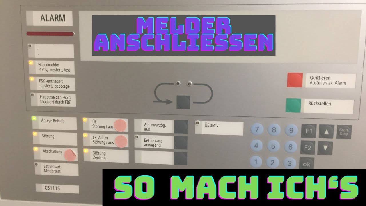 Brandmeldezentrale anschließen - Melder anschließen | Easy Tec