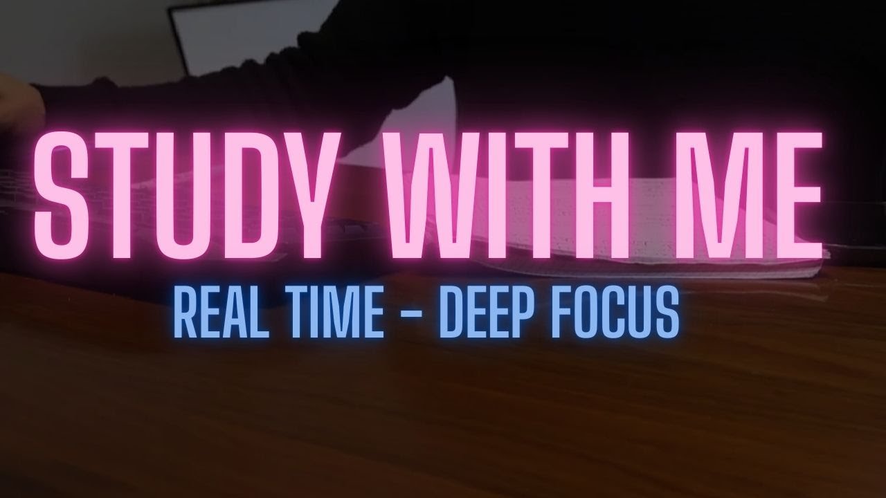 Study With me - The gap between wanting and having is effort