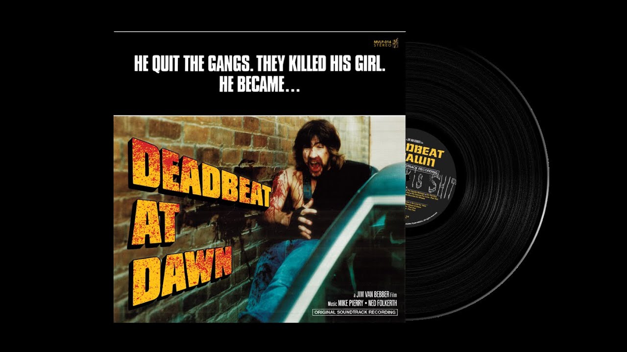 Jim Van Bebber's DEADBEAT AT DAWN Soundtrack Vinyl MYSTIC VAULT HORROR ACTION CULT FILM SCORES