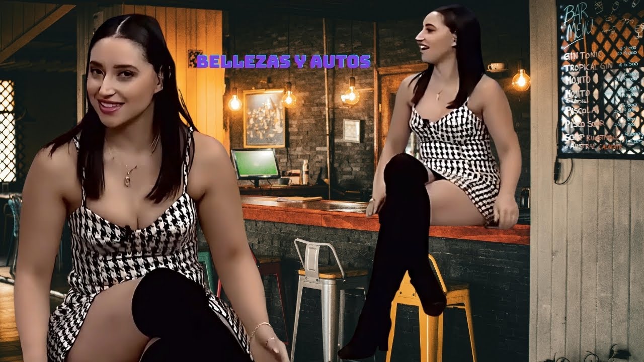 TANYA BURAK 08 sexy mini vestido y botas largas