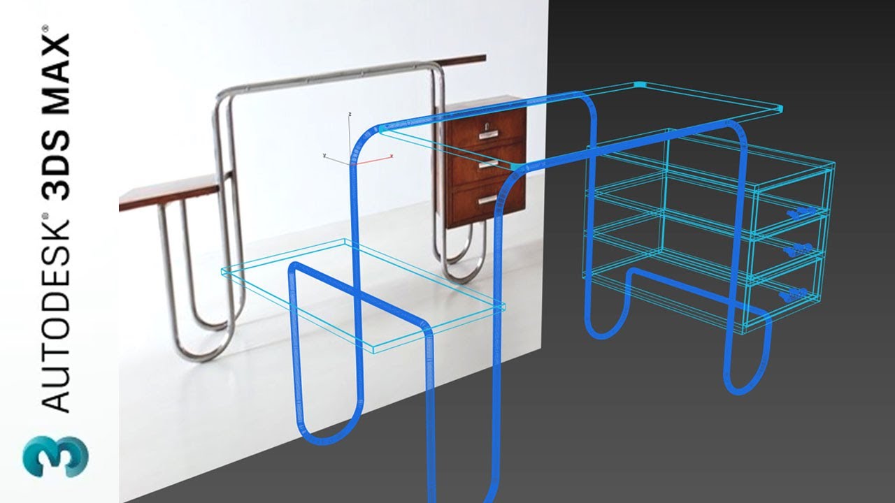 Tutorial 3ds Max [basic/med] - Modelowanie. Ustawienie obrazu referencyjnego w tle