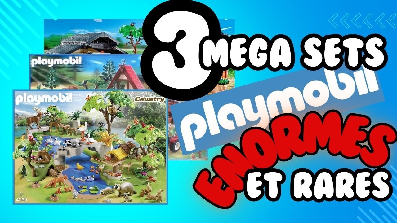 Top 3 des plus grosses boîtes Playmobil rares