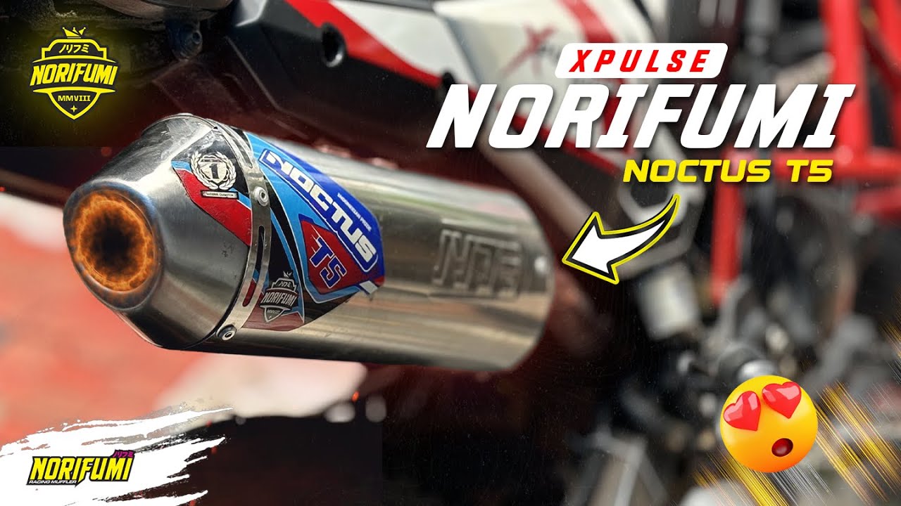 NORIFUMI NOCTUS T5 FOR XPULSE RALLY PRO |BEST EXHAUST FOR XPULSE