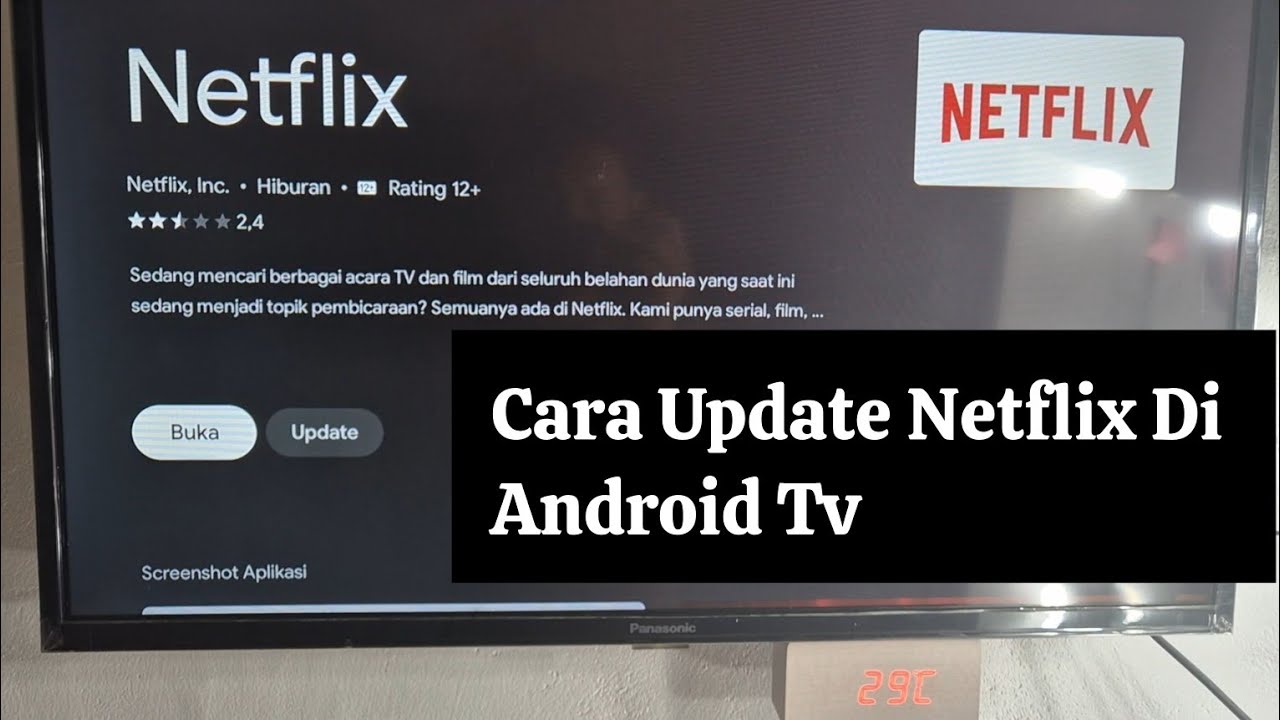 Cara Update Netflix Di Android Tv