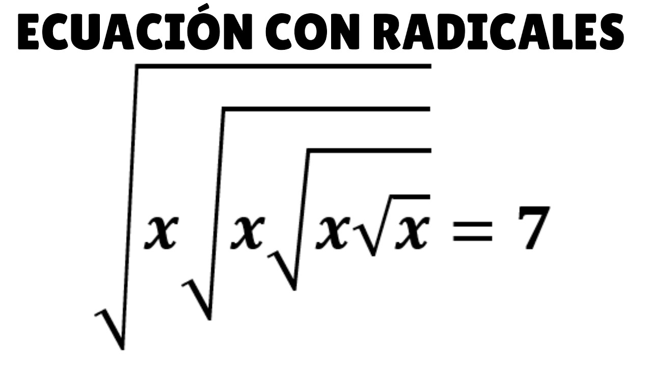 ECUACIONES CON RADICALES QUE DAN DOLOR DE CABEZA !! 🔥☠️