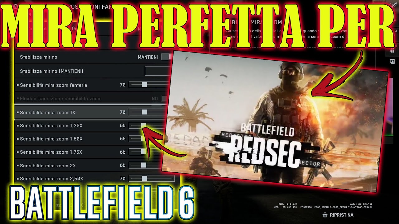 MIRA PERFETTA E SEMPLIFICATA SU REDSEC IL NUOVO BR DI BATTLEFIELD 6!