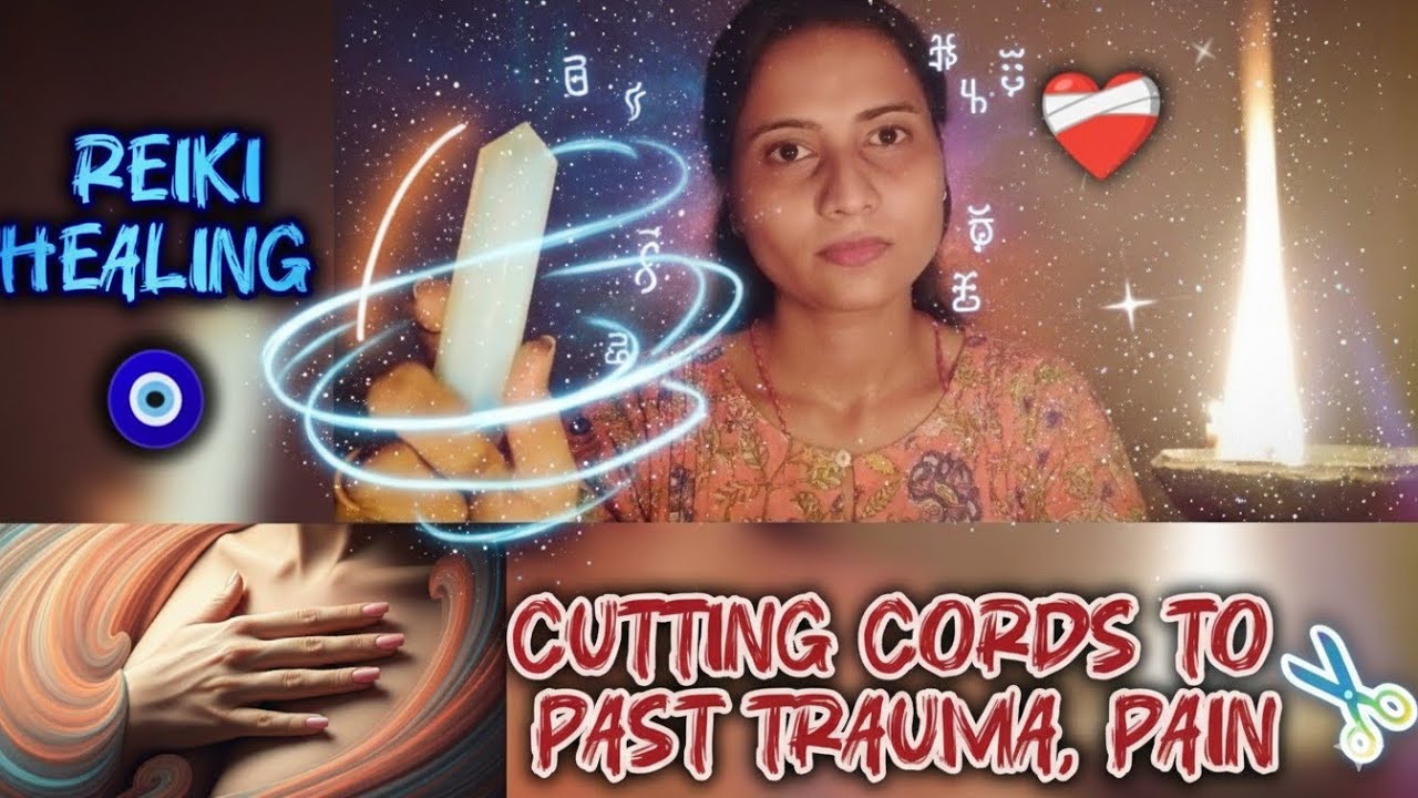 🧿✂️Cutting cords to past trauma and pain #healinglight #trauma #cordcutting