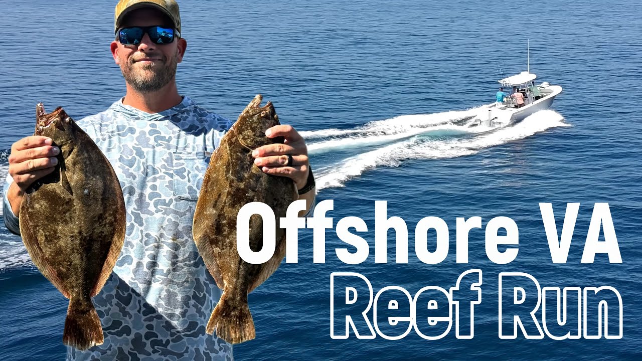 Offshore Virginia Reef fishing on a Sportsman 232!