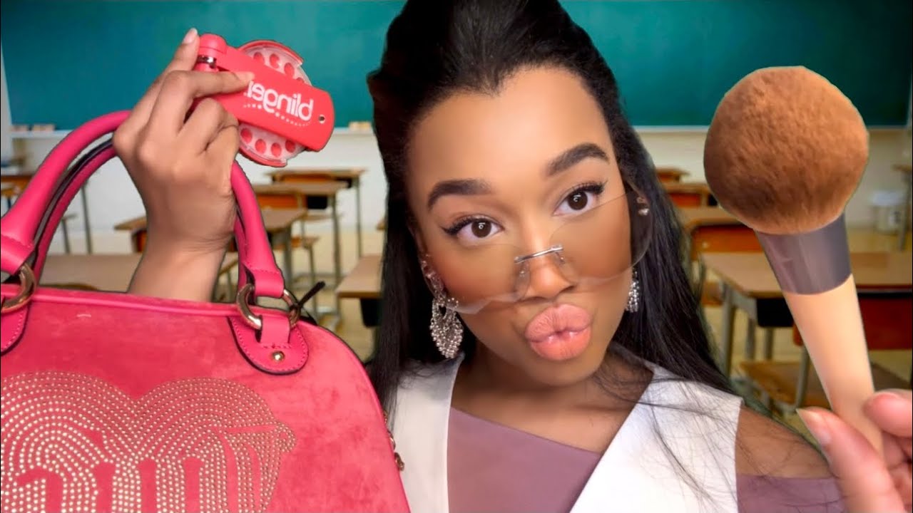 ASMR Girl Who’s Obsessed with 2007 Gives You a Makeover in Class 💄✨ ASMR Make-up Application