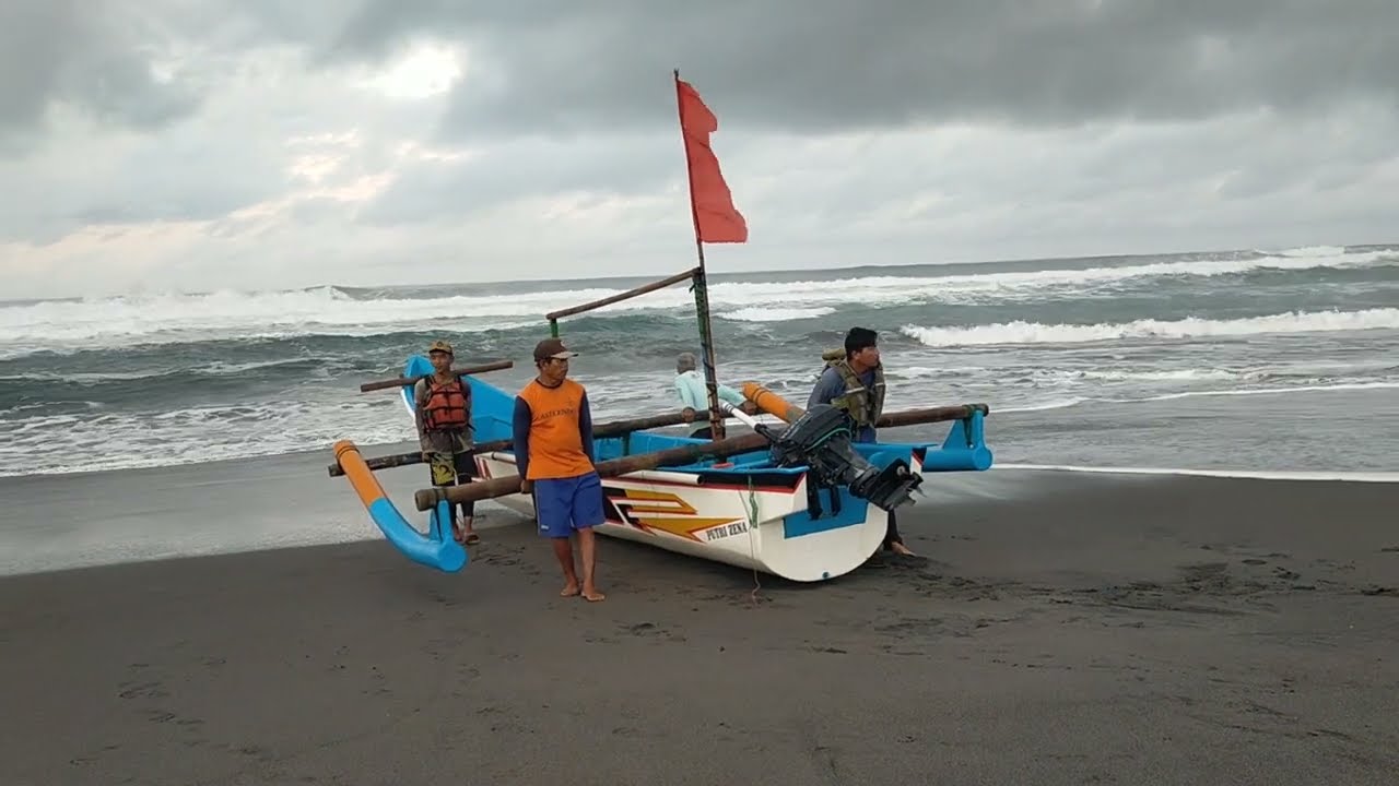 PERJUANGAN NELAYAN PANTAI DEPOK MENEROBOS OMBAK PANTAI SELATAN || HARI INI BUS ALS 221 TIBA DI JOGJA