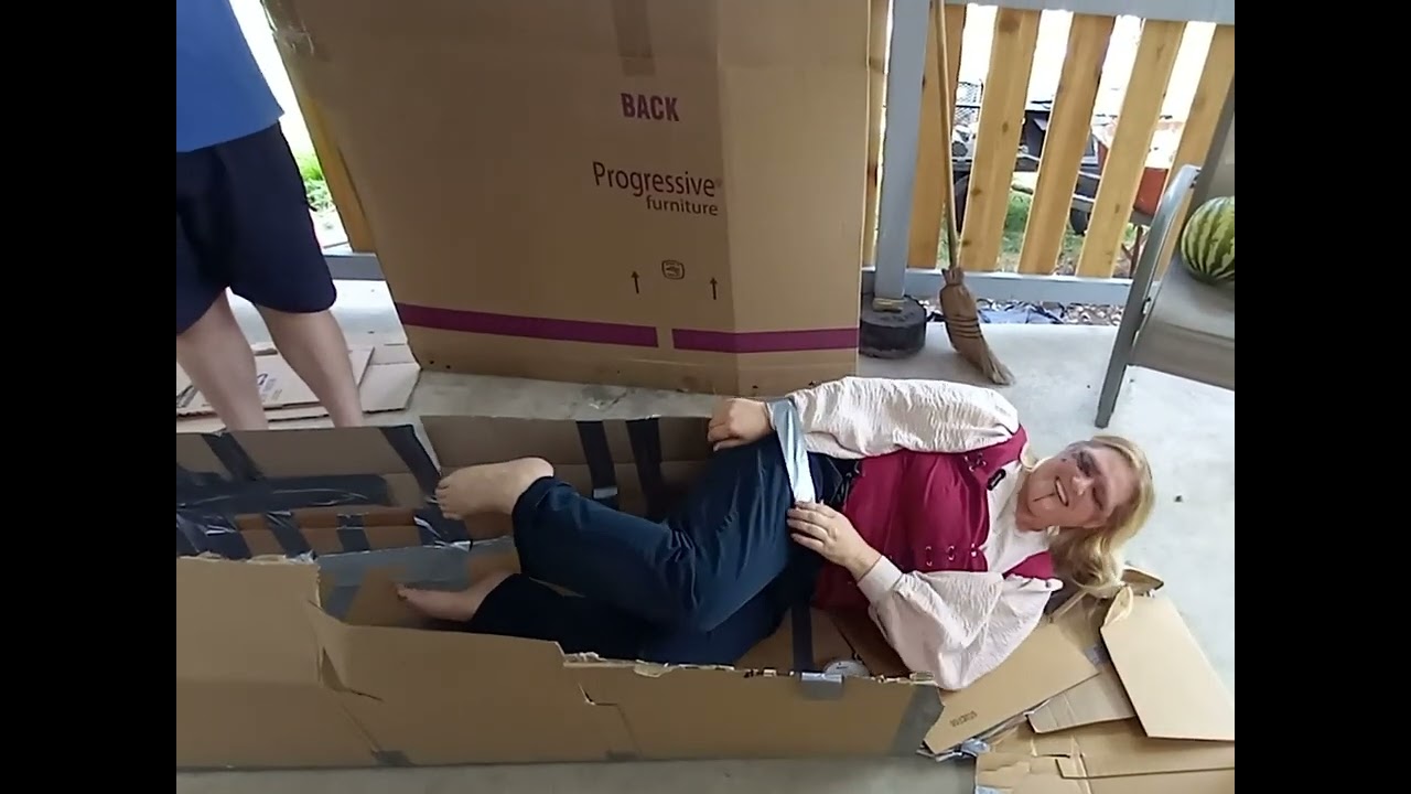Building a Viking Ship out of Cardboard for the Cardboard Boat Regatta!
