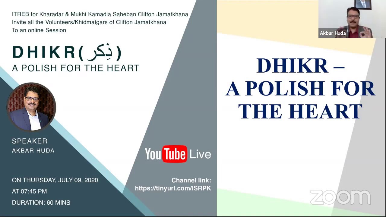 Zikr: A Polish for the Heart - Alwaez Akbar Huda