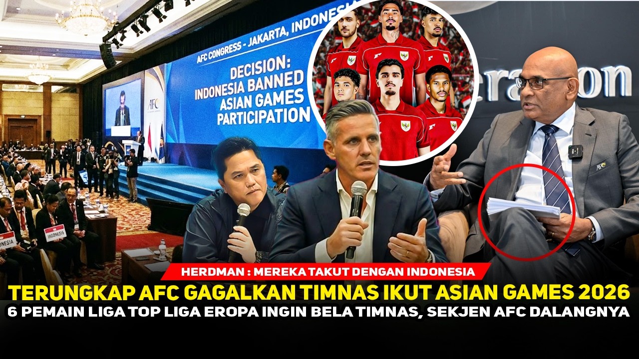 AFC TAKUT TIMNAS JUARA ASIAN GAMES❗️6 Pemain Liga Eropa Gabung Timnas~Sekjen AFC Dalangnya