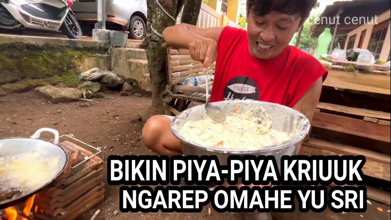 BIKIN PIYA-PIYA KRIUK, NGAREP OMAH DI MAKAN RAME RAME