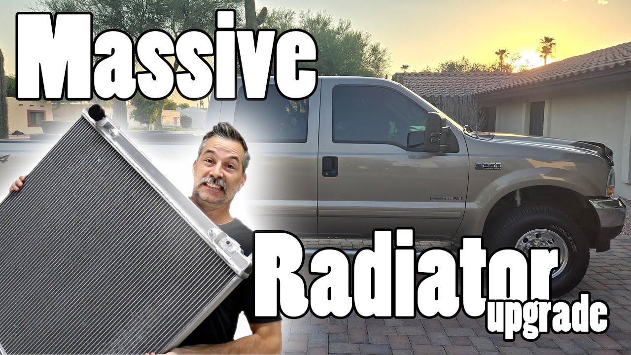 Ford 7.3 Powerstroke Radiator Upgrade & Installation