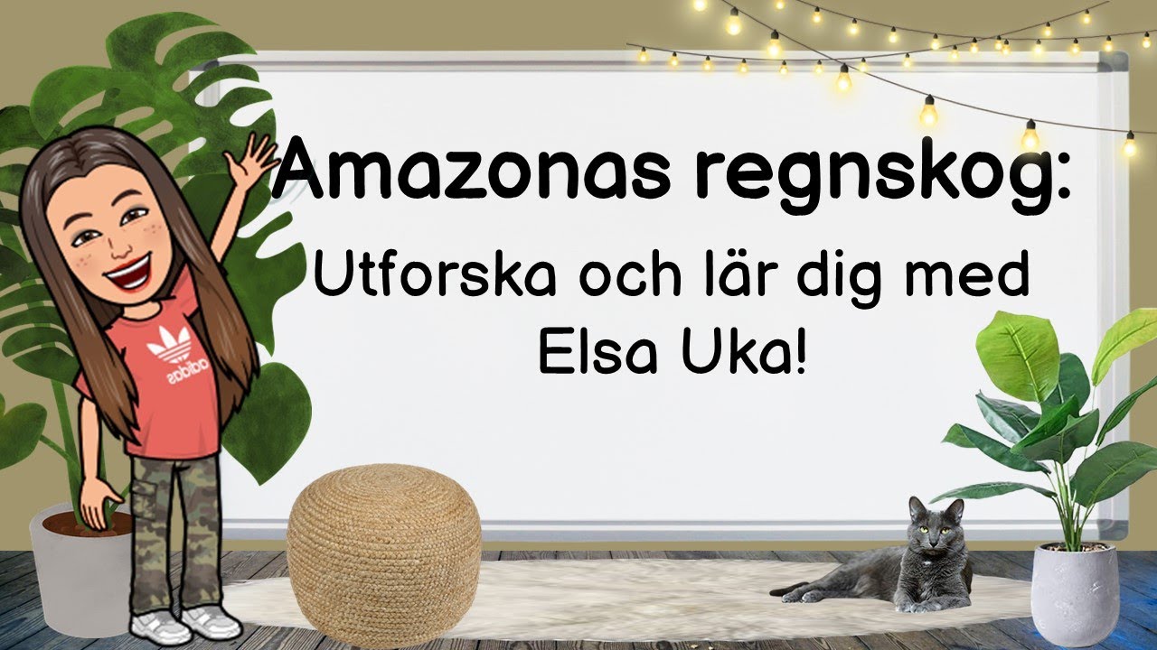 Amazonas regnskog - Utforska och l&auml;r dig