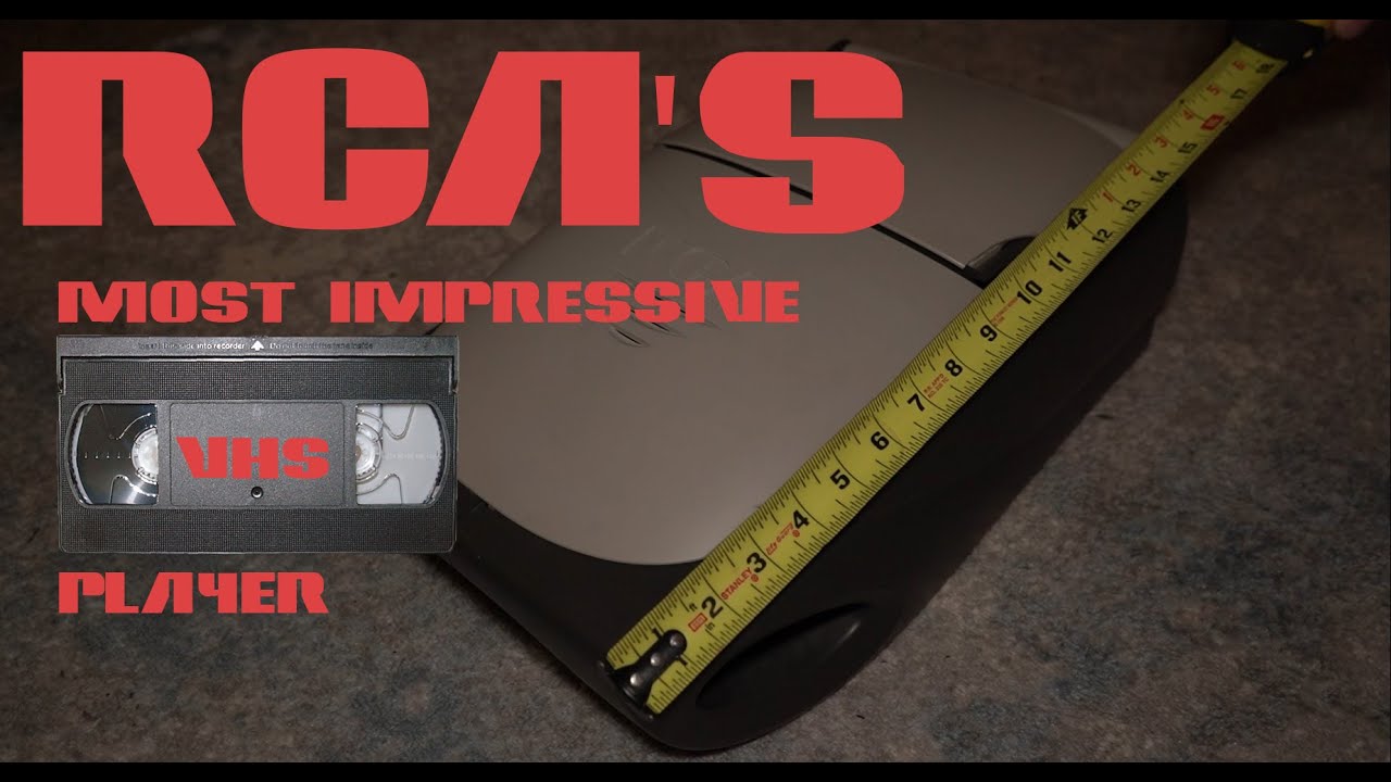 The Most Impressive Portable VHS Player - RCA BLV 552