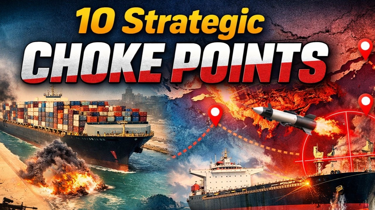 10 Strategic Choke Points That Could Paralyze Global Maritime Trade Routes