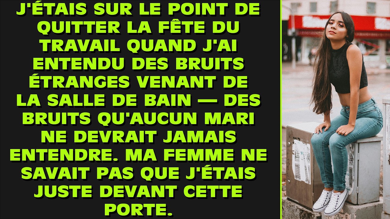 J'étais sur le point de quitter la fête du travail quand j'ai entendu des bruits étranges venant de