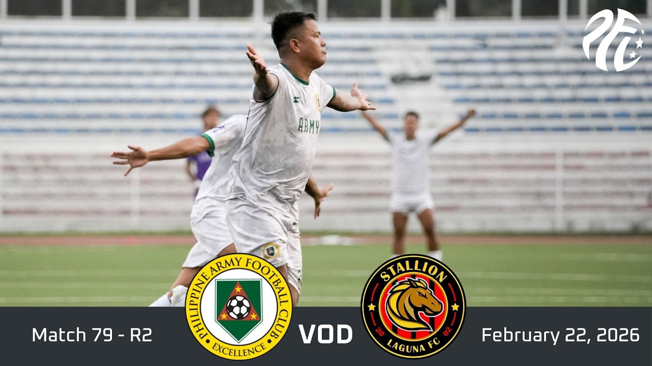 M79 VOD -- PHILIPPINE ARMY FC VS STALLION LAGUNA FC || PFL 2025-2026
