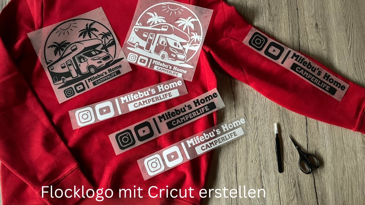 Flocklogo mit Cricut Maker erstellen