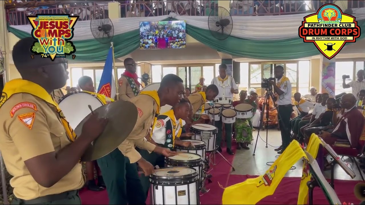 DRUM LINE 😋and it ended with DEFE DEFE 😂..Jesus camps with you 🤲