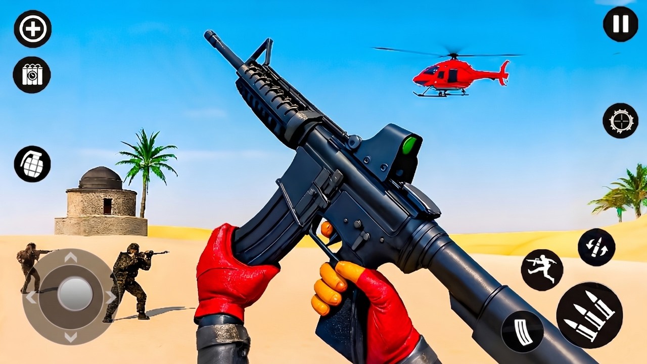 FPS Шутер, бои, террористические миссии - Игры со стрельбой _ Геймплей на Android
