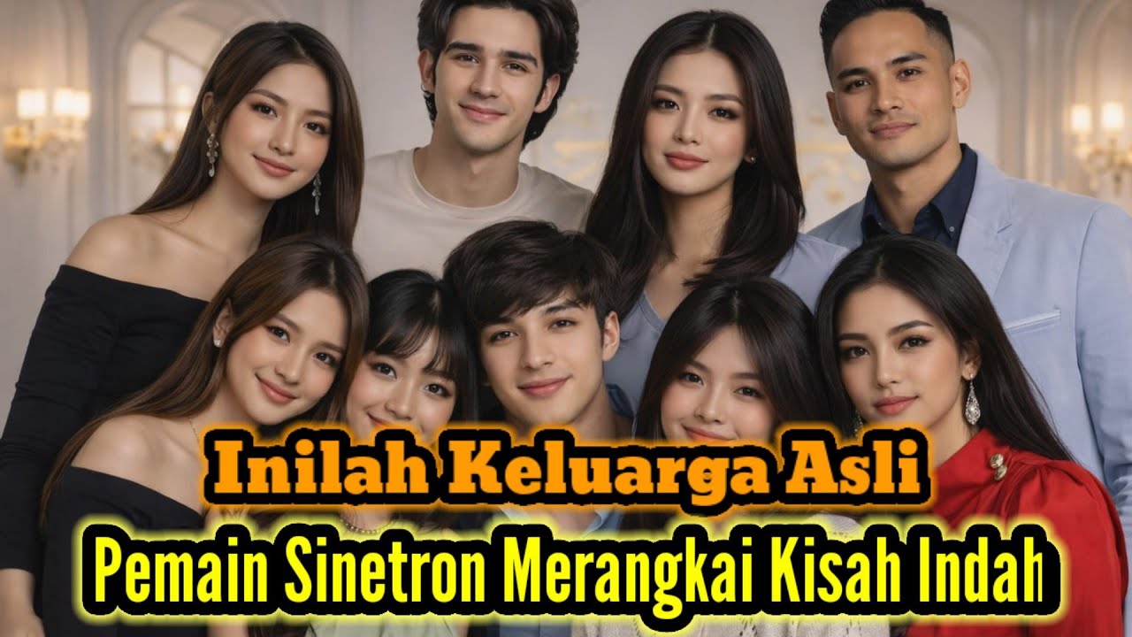 INILAH KELUARGA ASLI PEMAIN SINETRON MERANGKAI KISAH INDAH