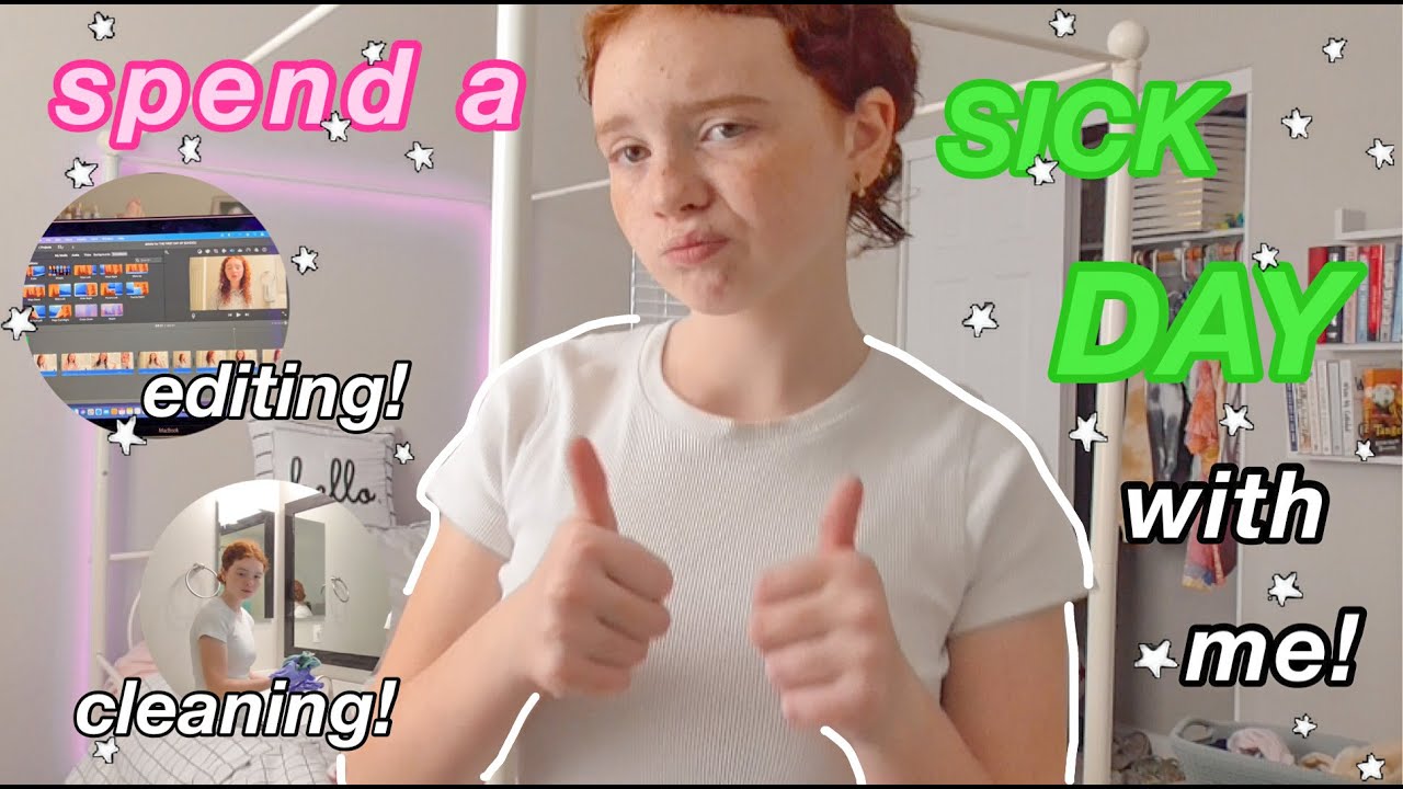 a sick day in my life || productive!