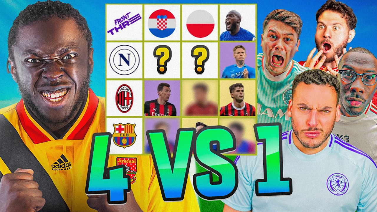 EVERYONE VS JUWON at FOOTBALL TIC TAC TOE was HISTORY of YOUTUBE 🔥
