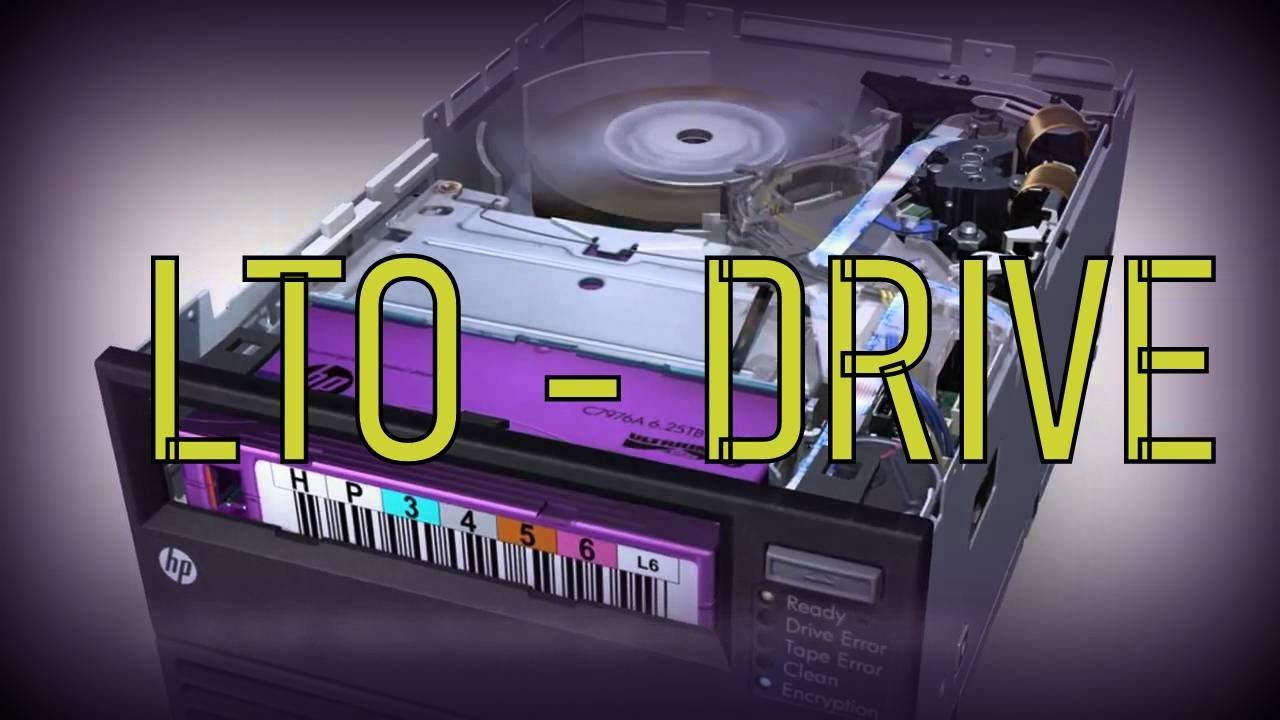 Ленточный привод LTO 6 что внутри.