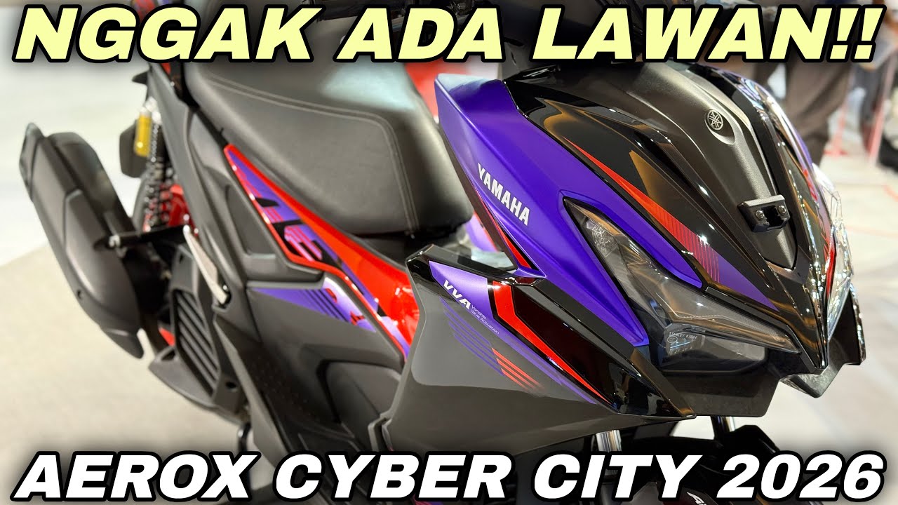 FIX GANTENG PARAH‼️YAMAHA AEROX ABS CYBER CITY 2026