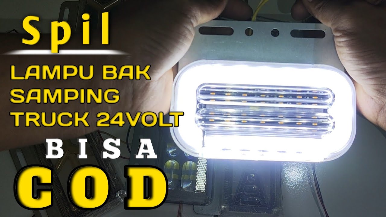 Lampu Bak Truk Panah 24V Sein Running / LED Bak Truck Panah 24 Volt 12V